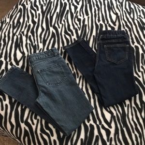 2 pairs of girls jeans. Size 8